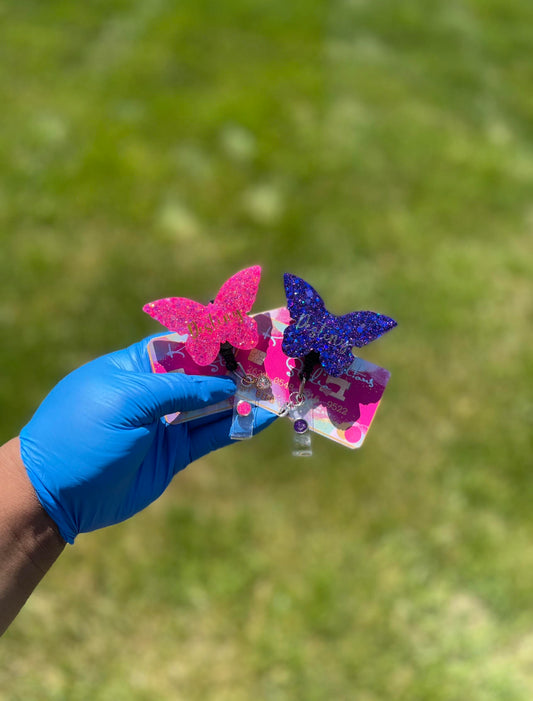 Butterfly Badge Reel