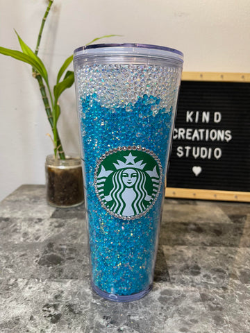 Blue Bling Cup