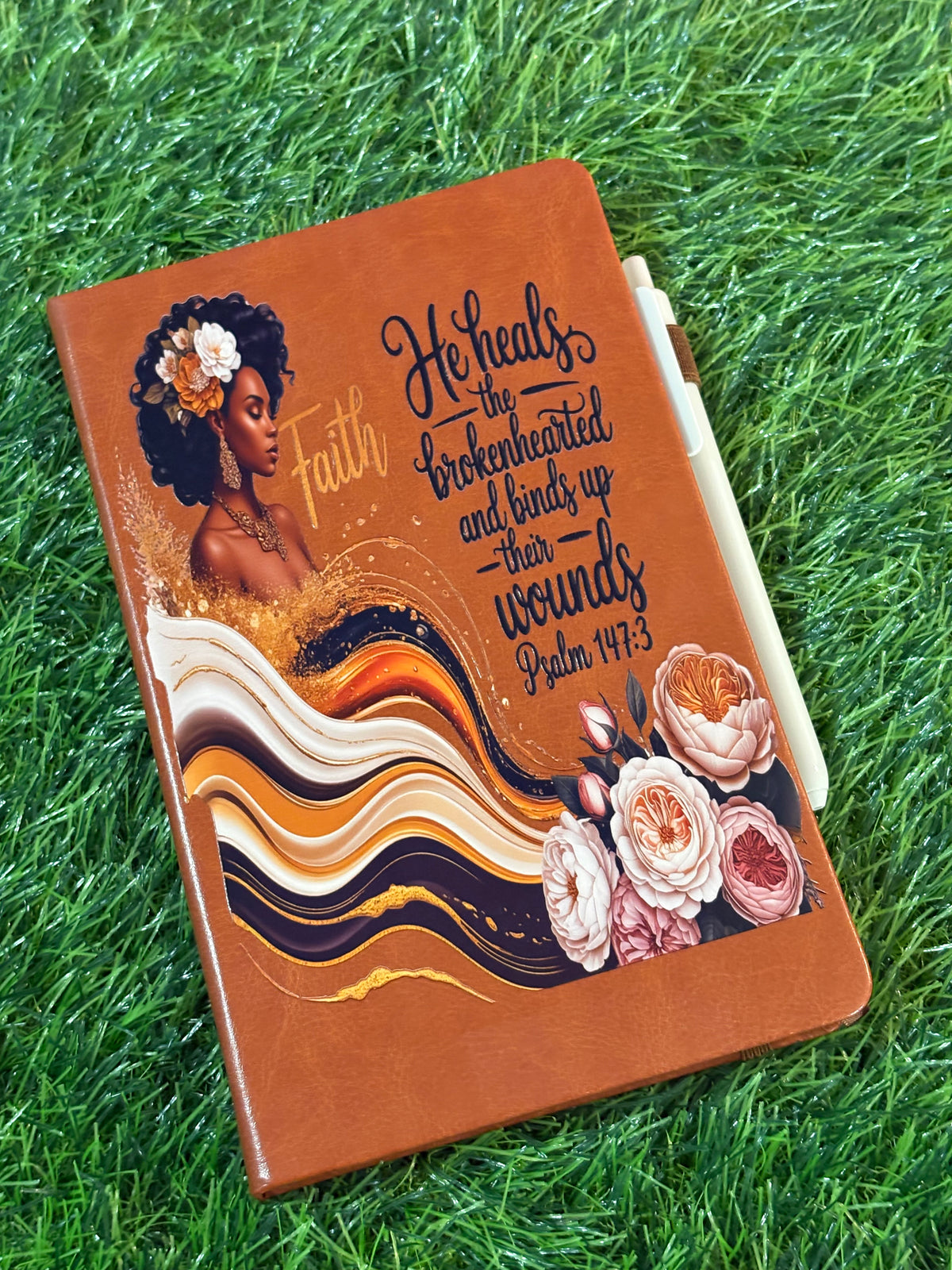 Faith & Healing Journal and Ceramic Cup Collection — Psalm 147:3