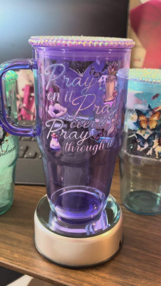 Purple Glass Prayer